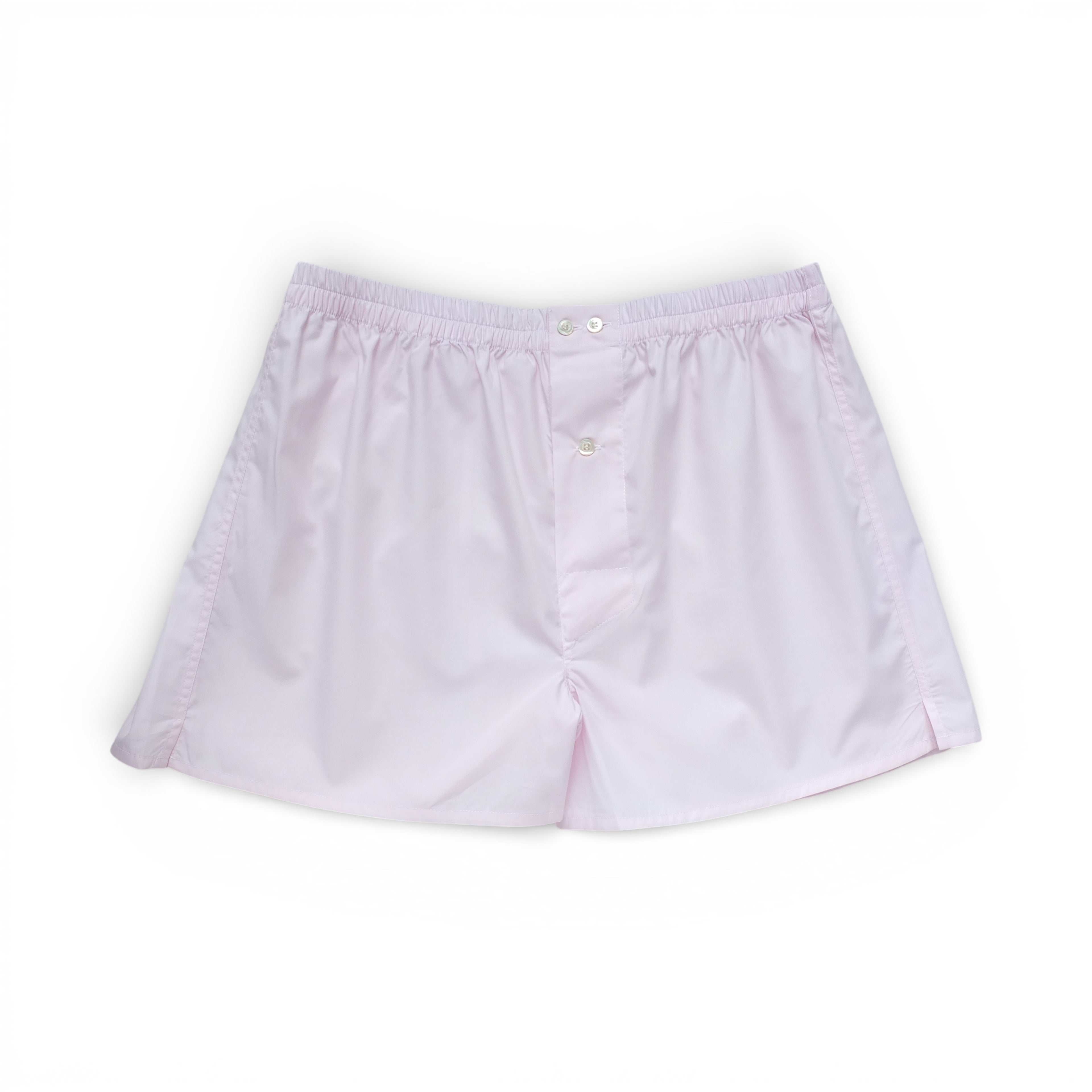 Caleçon Popeline Uni Rose Buvard